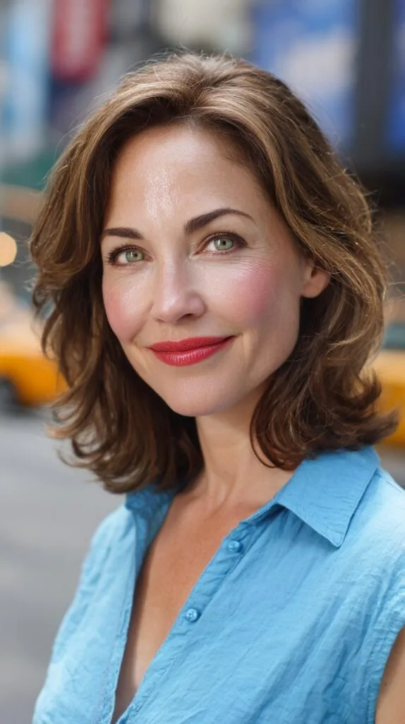 Textured Shoulder-Length Cut with Soft Face-Framing Layers