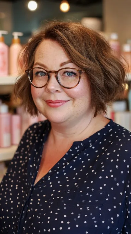 Textured Wedge Bob with Soft Beachy Movement
