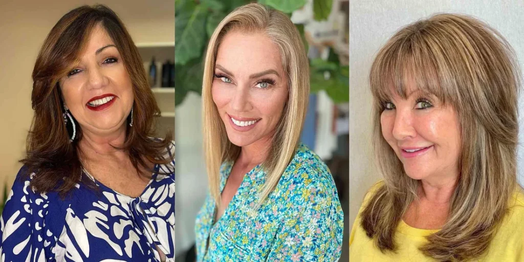54 Youthful Medium-Length Hairstyles for Women Over 50