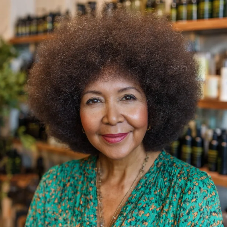 Bold Voluminous Natural Afro