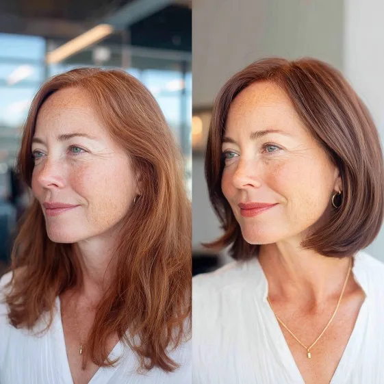 Chic A-Line Bob with Subtle Layers