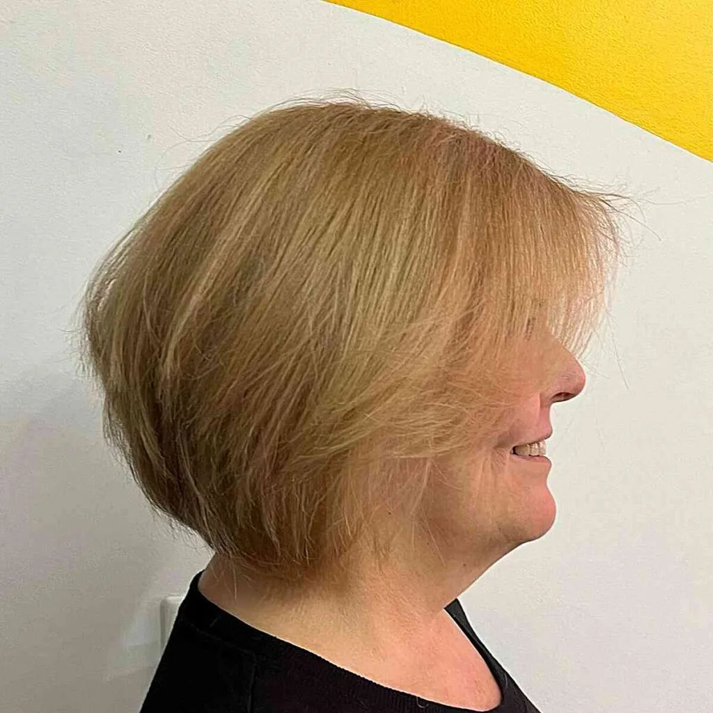 Chic Bob Cut with Gentle Layers for Ladies Over 50