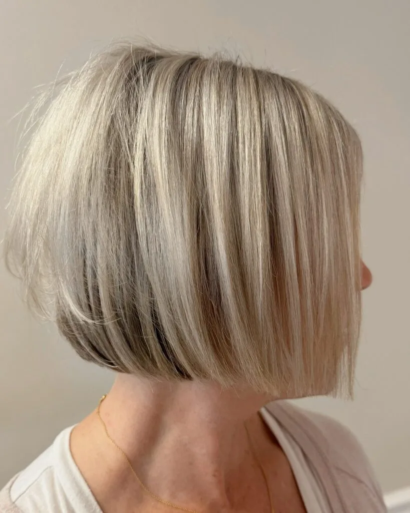Chic Layered Asymmetrical Bob Haircut