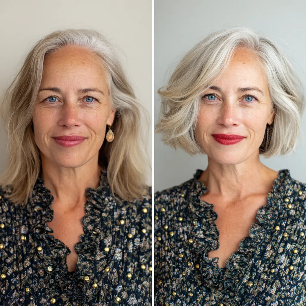 Chic Layered Bob with Soft Waves
