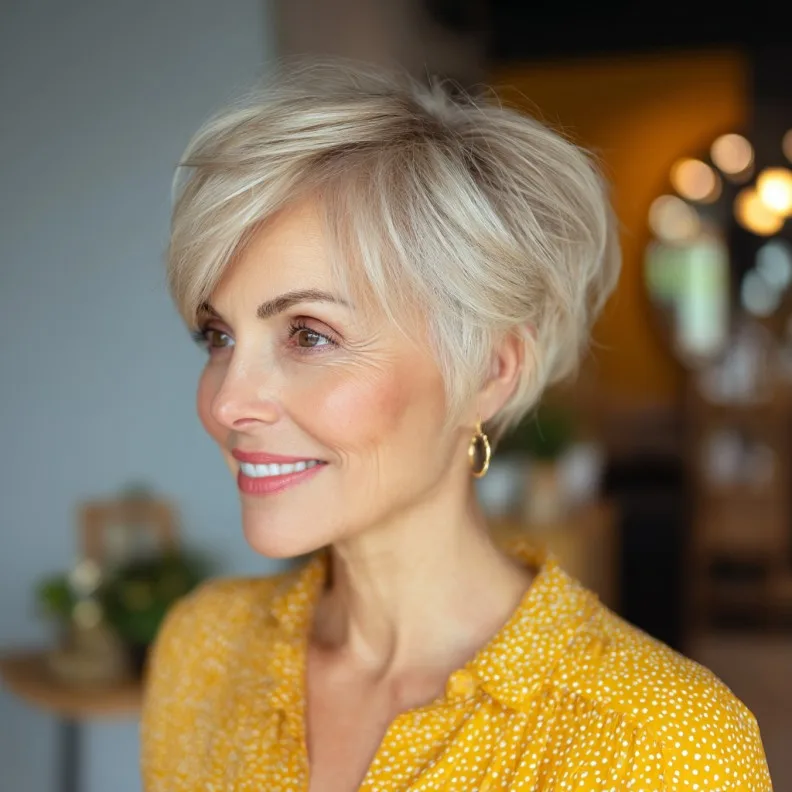 Chic Layered Pixie Cut with Soft Volume