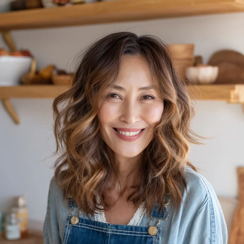 Chic Layered Wavy Cut for Women Over 50