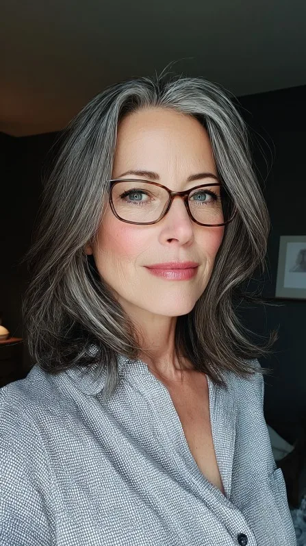 Chic Long Layered Cut with Soft Waves