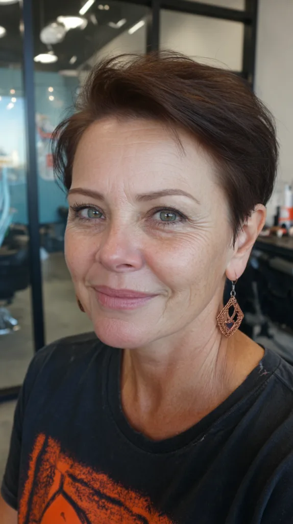 Chic Short Side Part with Textured Layers