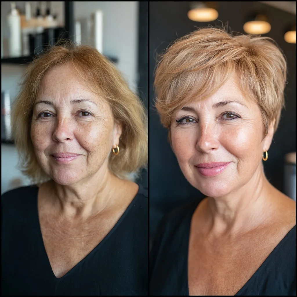 Chic Softly Layered Pixie Cut with Subtle Volume