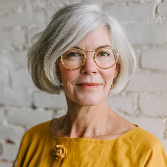 Chic Softly Textured Bob with Gentle Waves