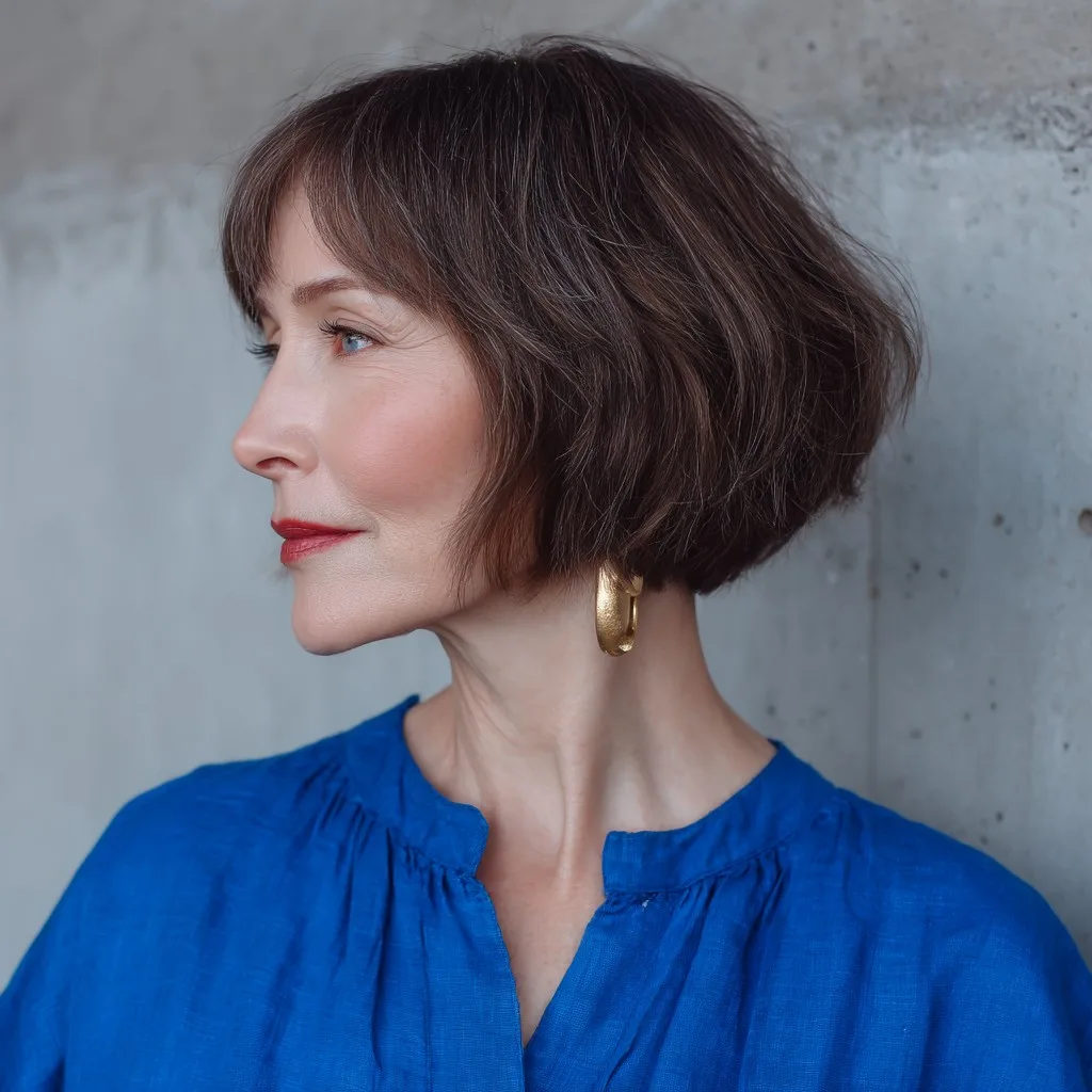 Chic Textured Bob with Soft Flicks