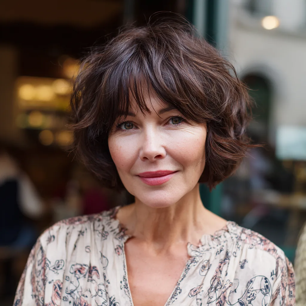 Chic Textured Bob with Soft Volume