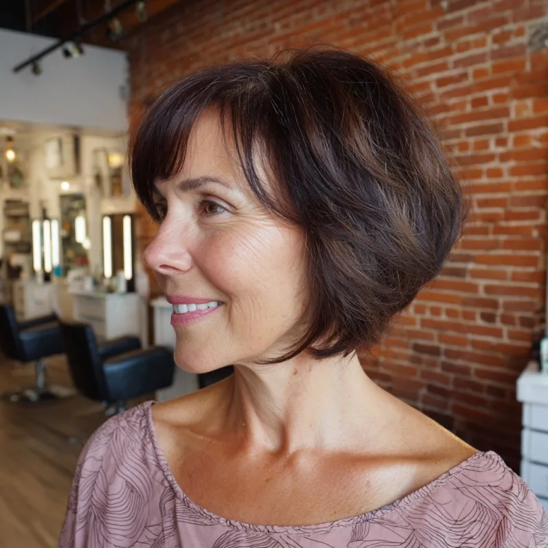 Chic Textured Bob with Subtle Movement