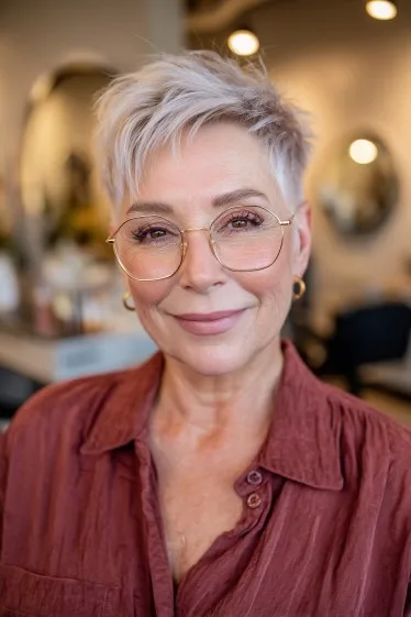 Chic Textured Pixie Cut with Effortless Volume