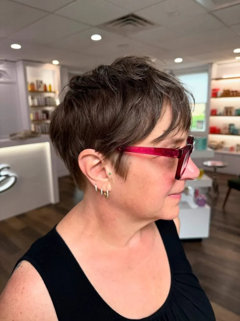 Chic Textured Pixie with Playful Layers