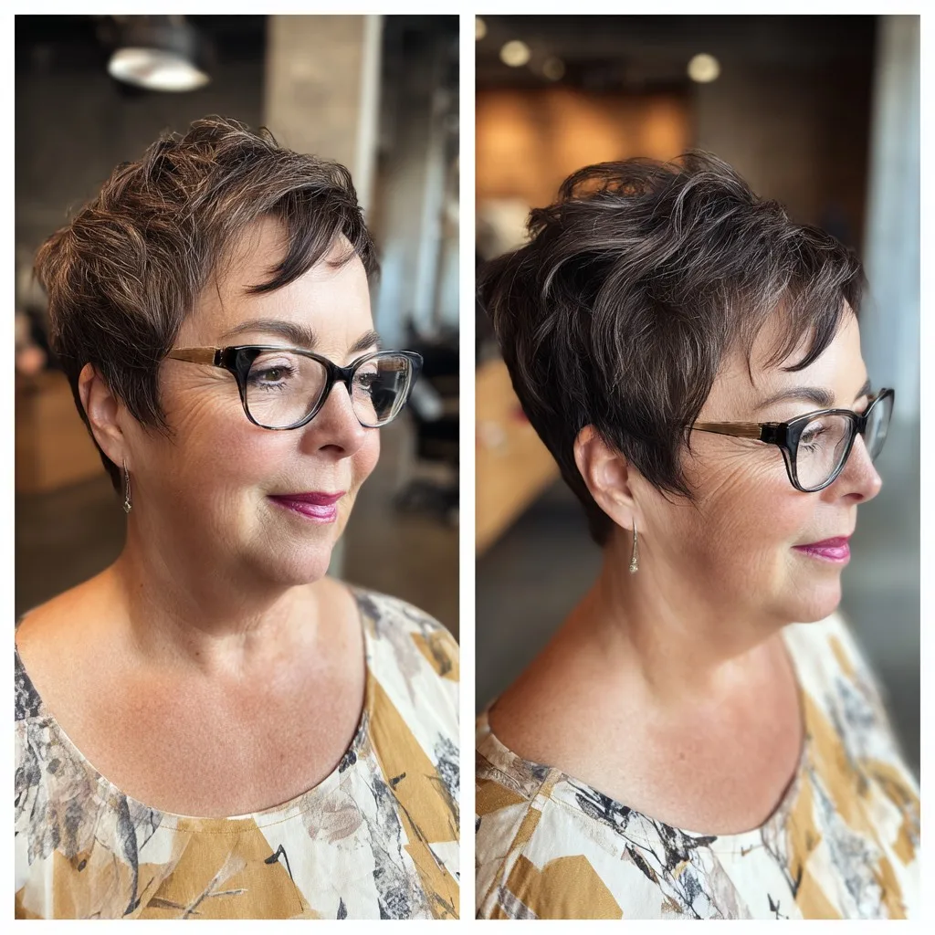 Chic Textured Pixie with Soft Volume