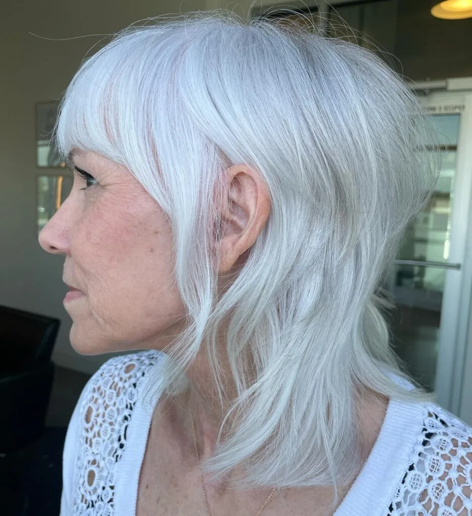 Chic Textured Shag with Wispy Layers
