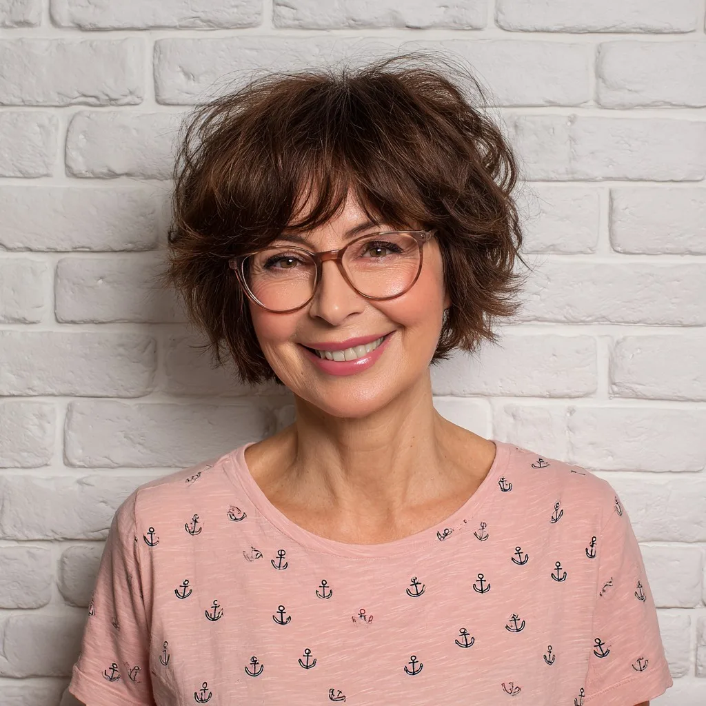 Chic Textured Short Bob with Soft Volume