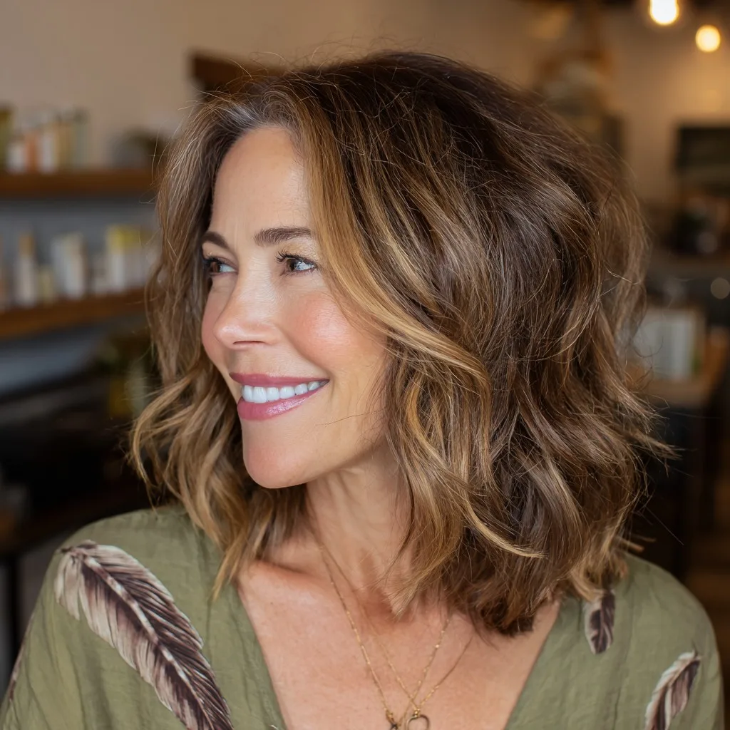 Chic Voluminous Layered Beach Waves