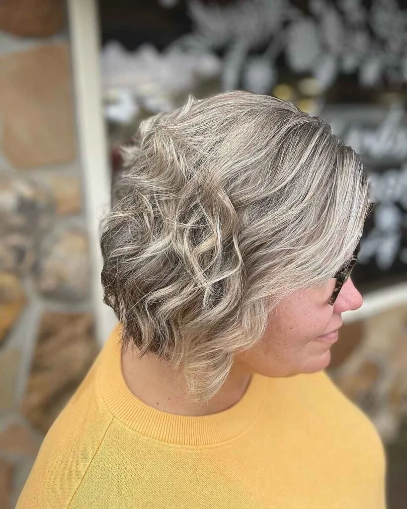 Choppy Bob for Overweight Women Over 40
