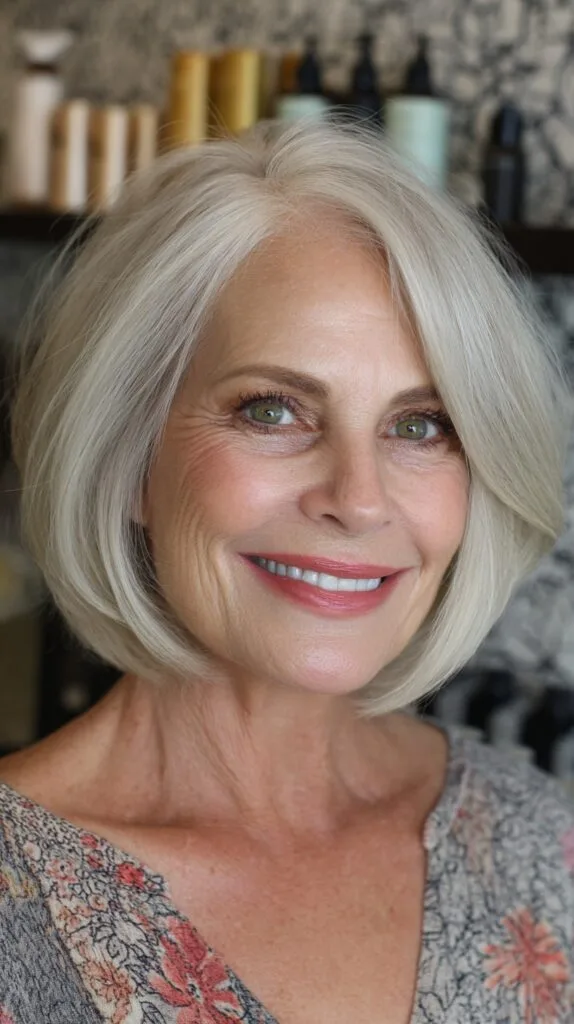 Crisp-Ivory-Blunt-Bob-With-Feathery-Finish