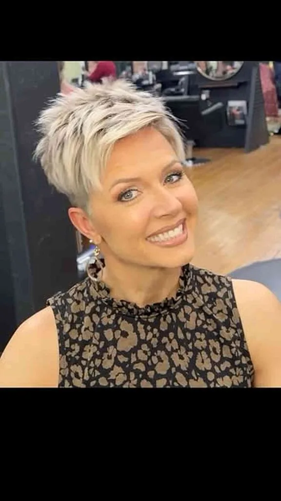 Dynamic Pixie Shag with Textured Layers