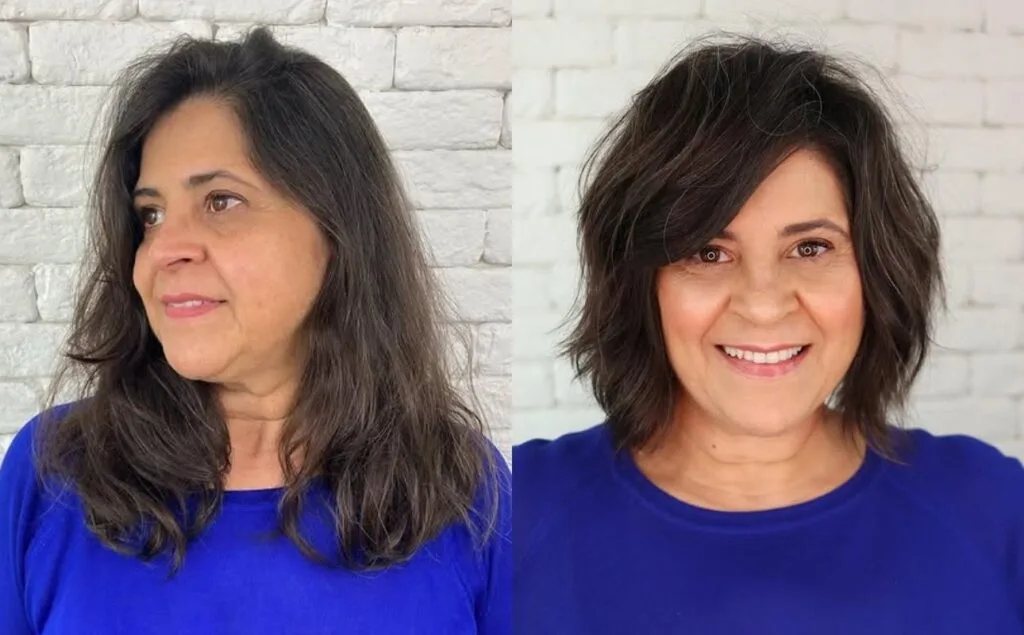 Dynamic Textured Short Cut with Flirty Layers