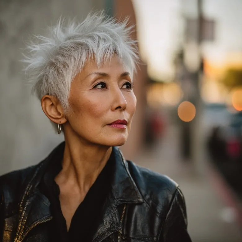 Edgy Textured Pixie with Spiky Layers