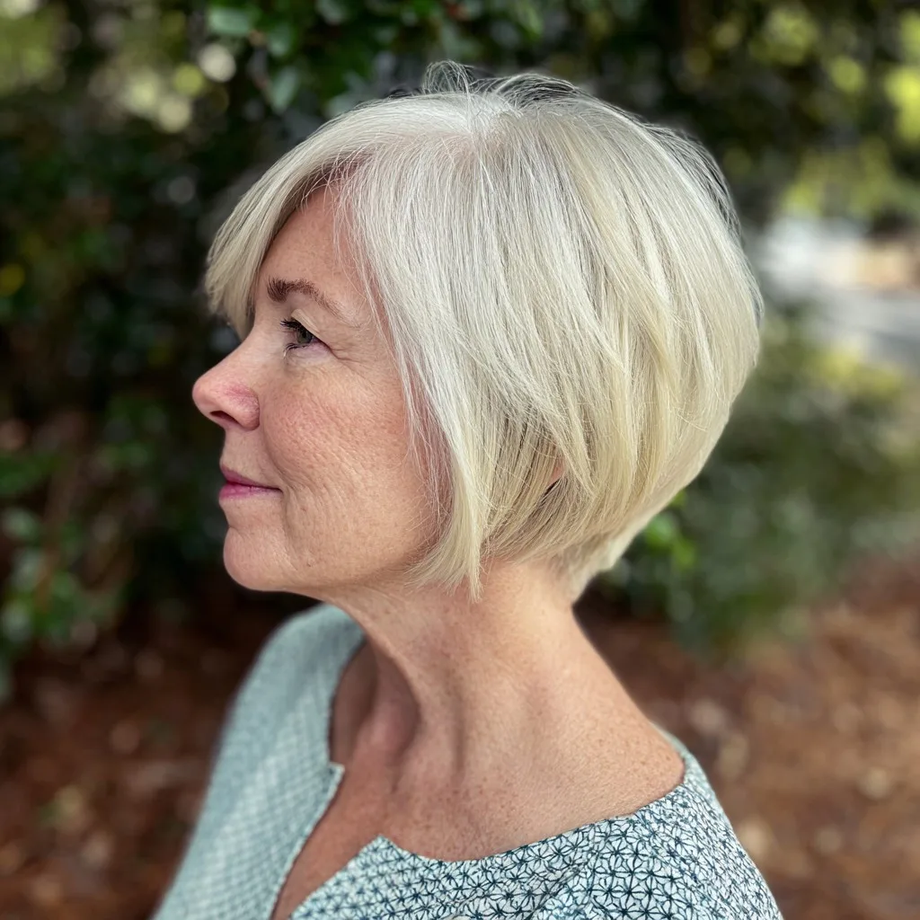 Elegant Textured Short Bob with Soft Layers