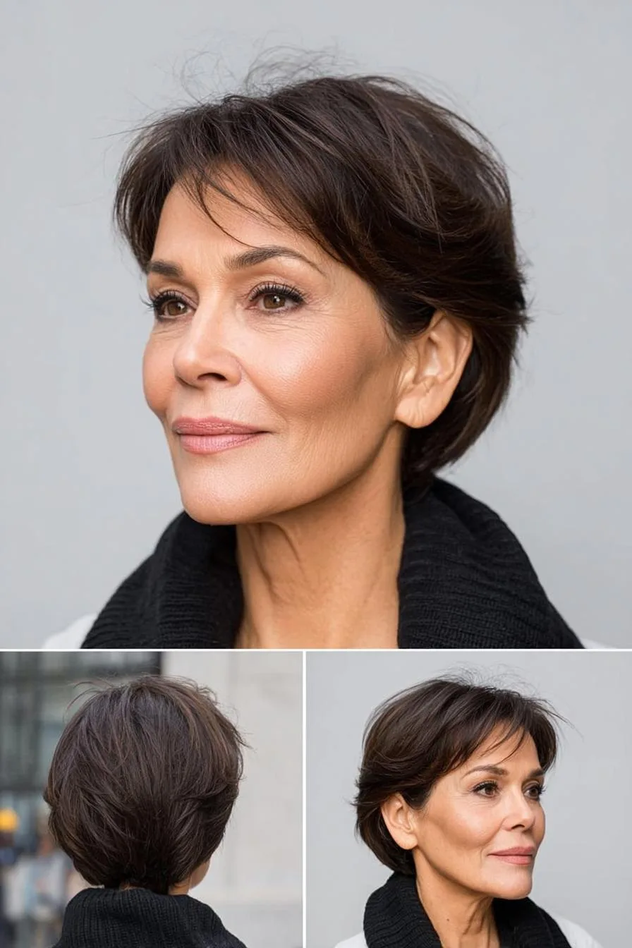 Fresh Side Swept Pixie Bob