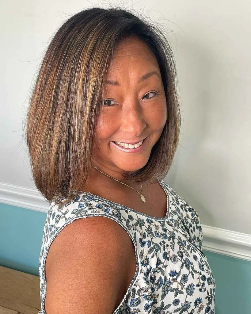 Medium-Length Lob for Obese 40-Year-Olds