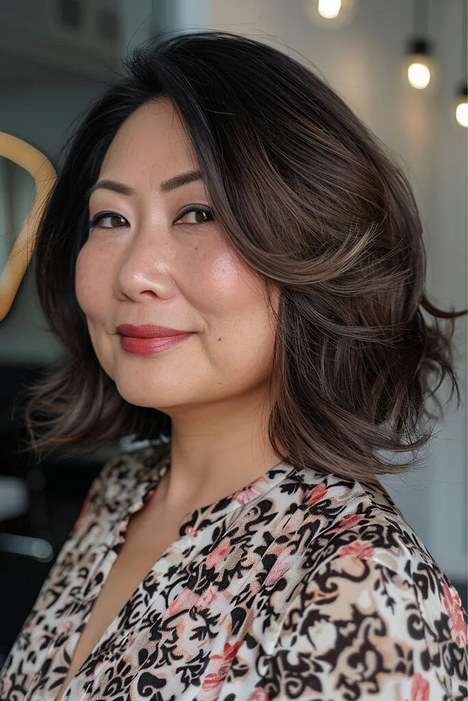 Medium-Length Textured Lob