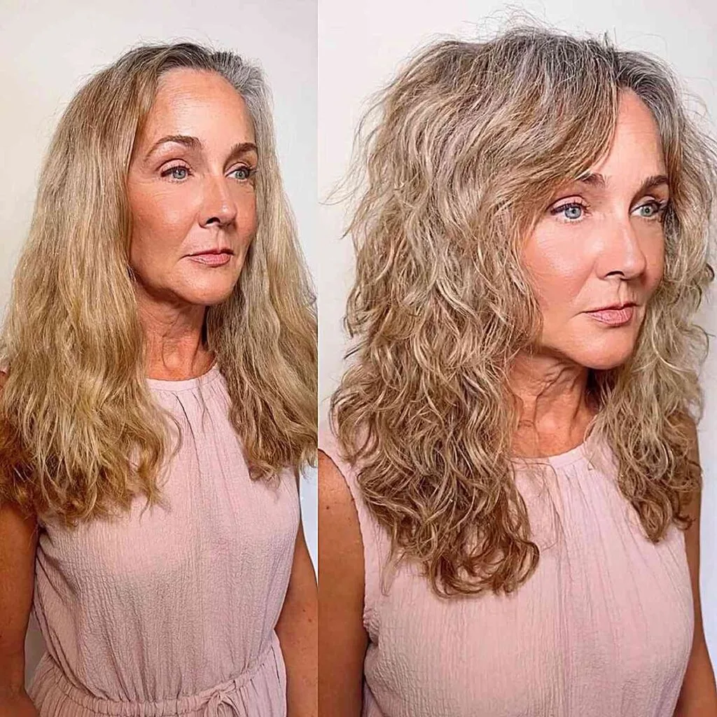 Mid-Length Diverse Textures for Women Over Fifty
