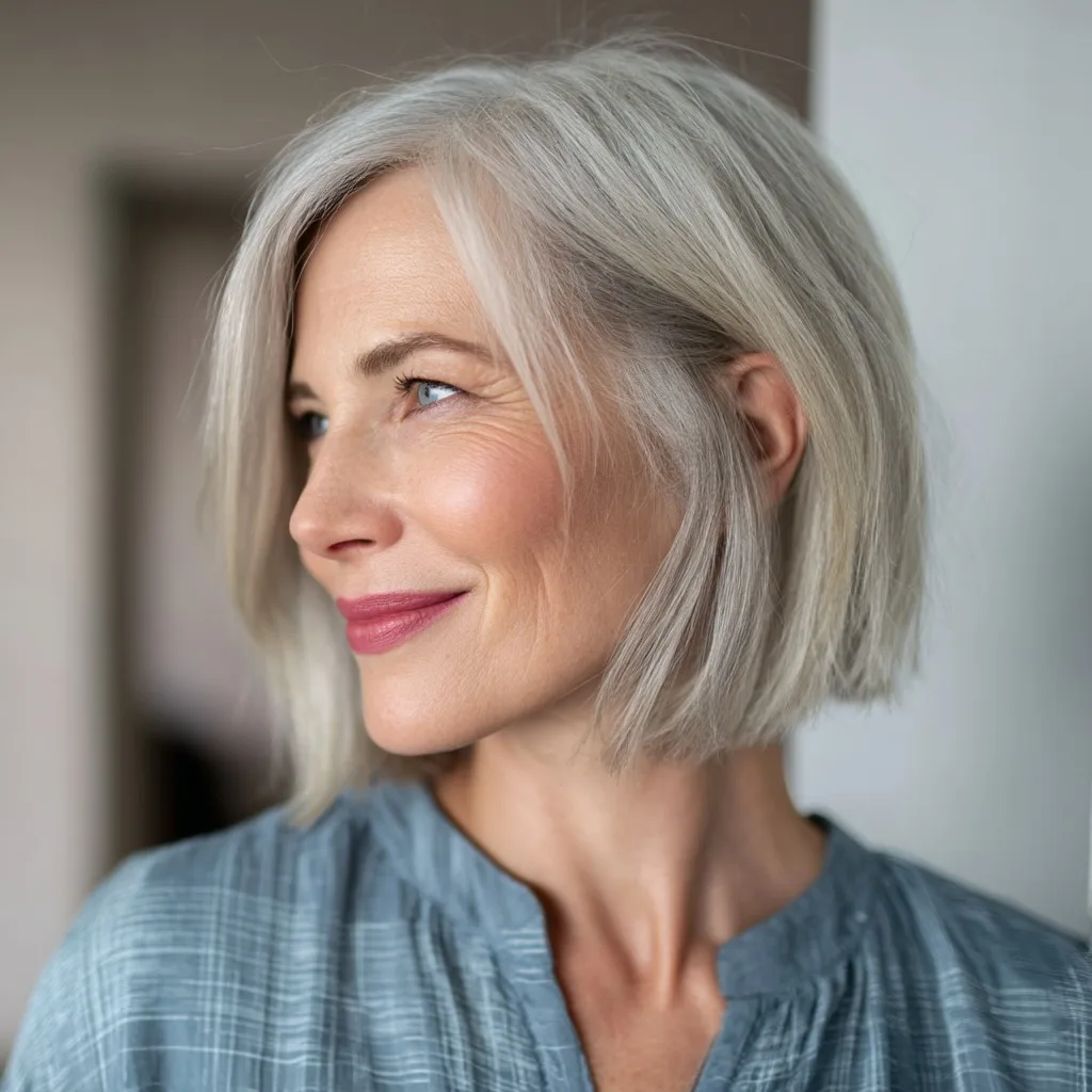 Modern Chic Textured Bob with Subtle Layers