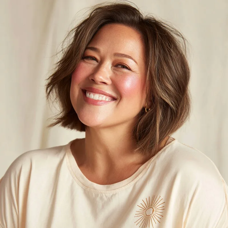 Modern Textured Bob with Subtle Layers