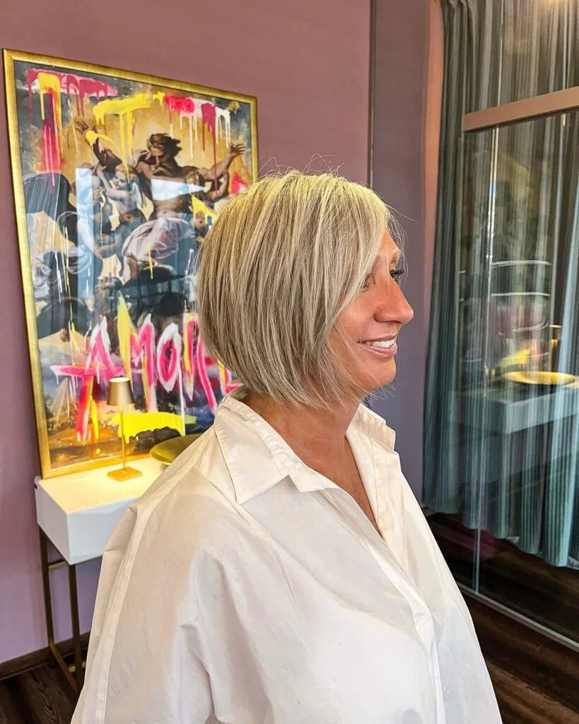 Modern Textured Bob with Subtle Layers