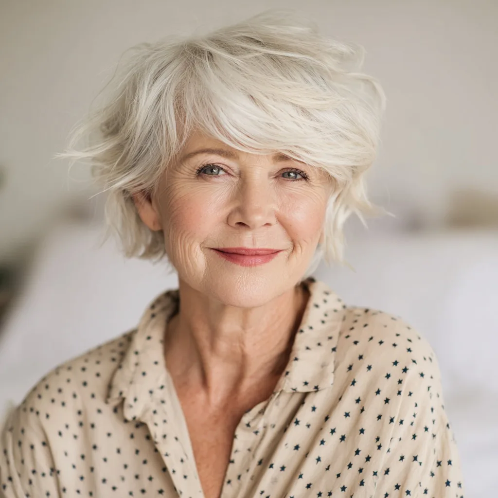 Modern Textured Pixie Bob with Soft Waves