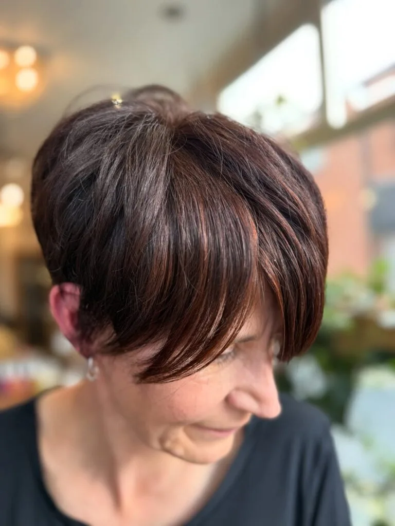 Modern Textured Pixie with Soft Bangs