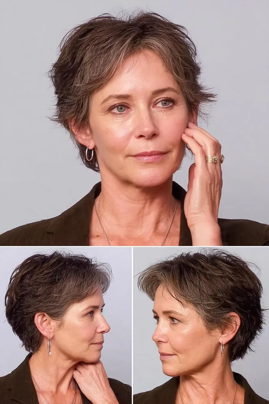 Modern Wispy Pixie Cut