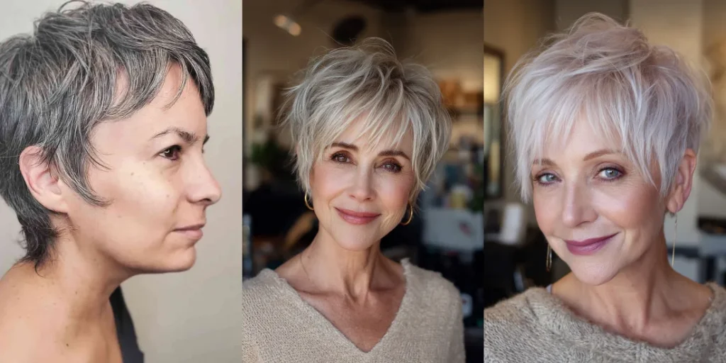 50 Chic Pixie Shag Hairstyles for Fashionable Older Women