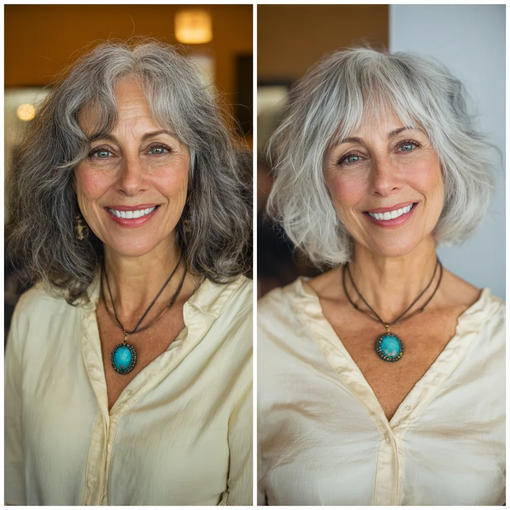 Playful Shaggy Bob with Voluminous Layers