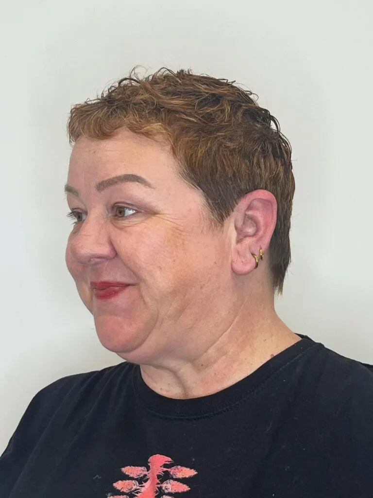 Playful Textured Pixie with Defined Curls
