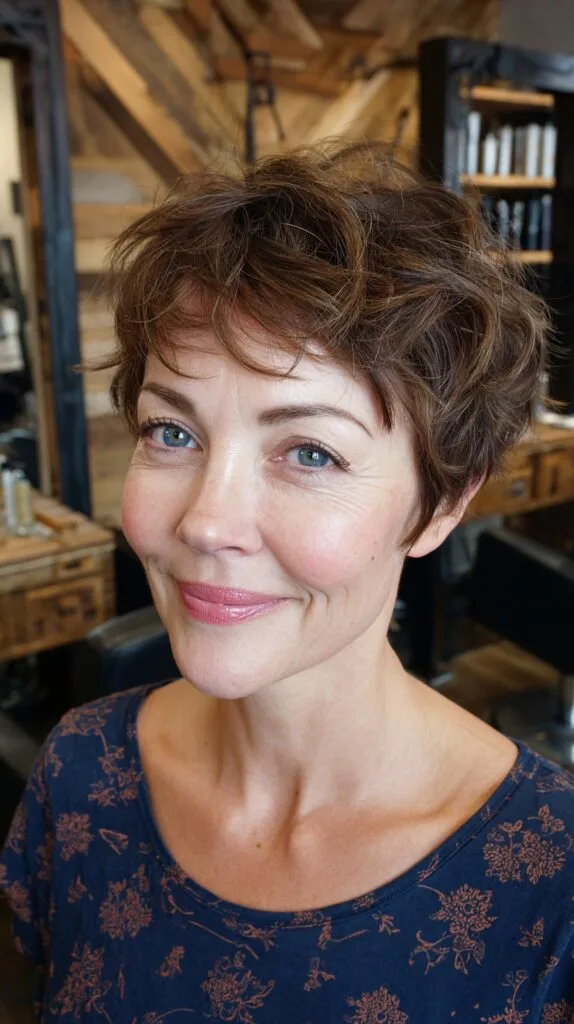 Playful Tousled Textured Pixie