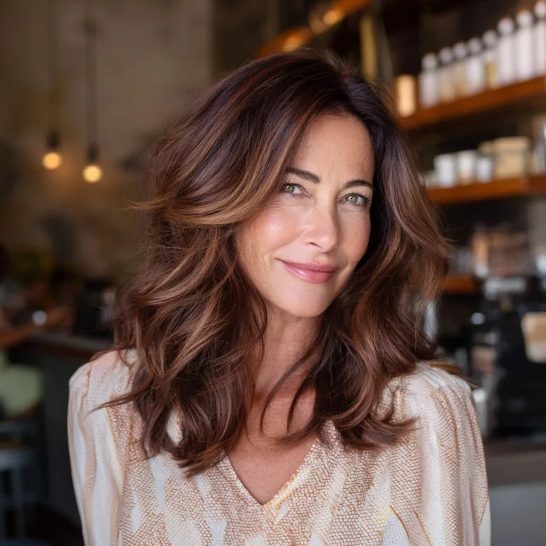 Rich Chocolate Layers with Subtle Highlights
