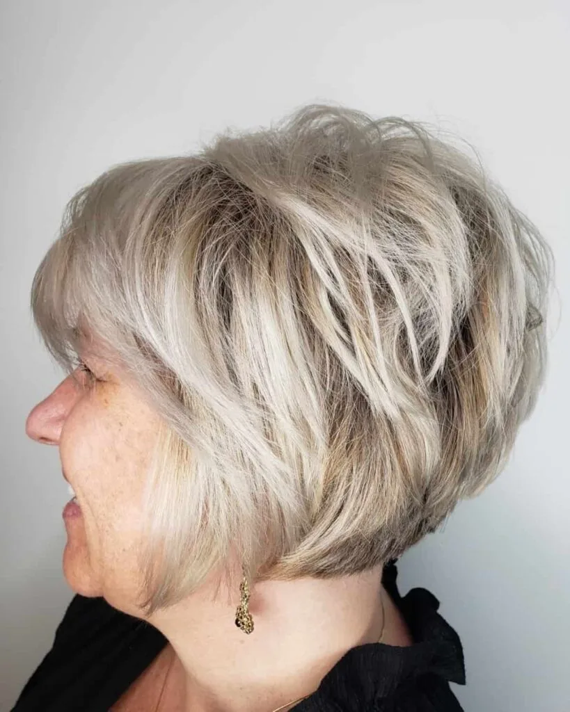 Rounded Bob for Seniors