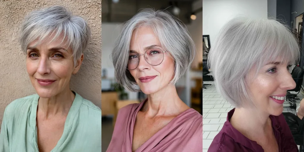 52 Stylish Short Gray Hair Ideas for Women Over 50 in 2026