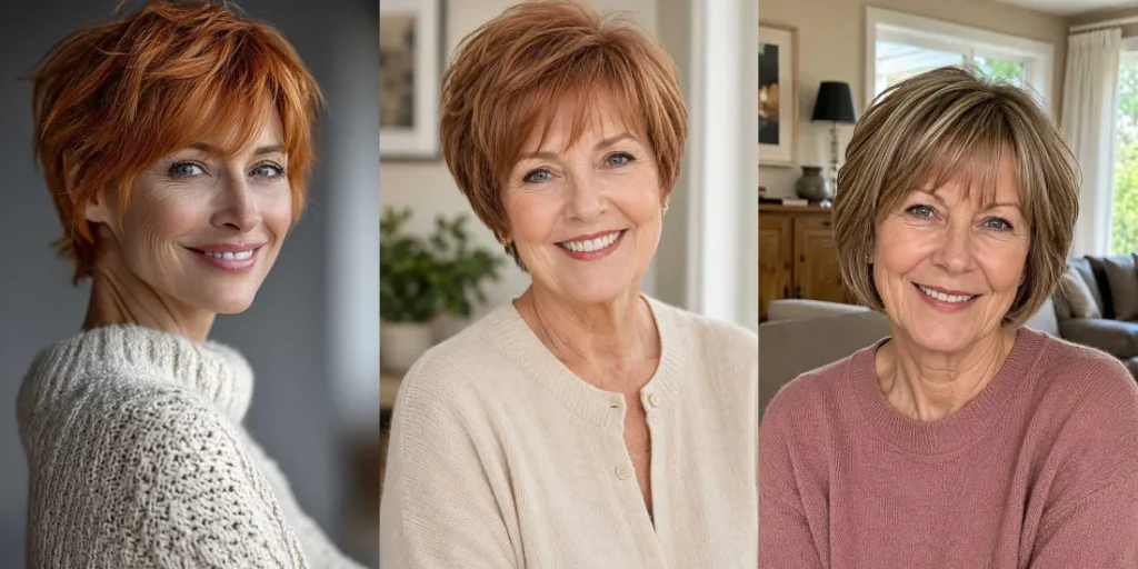 51 Fun and Sassy Short Hair with Bangs for Older Women