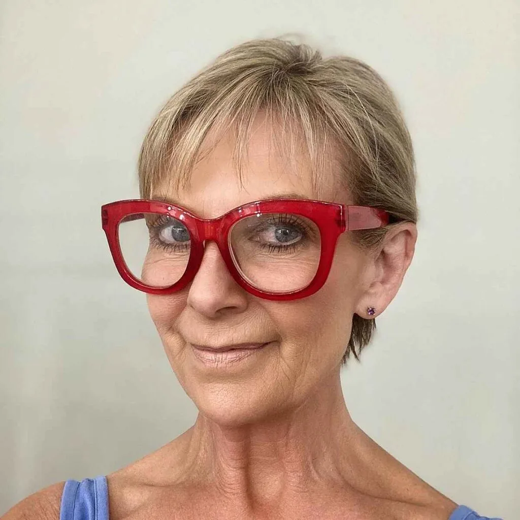 Short Hairstyle for Fine Hair for women in their sixties