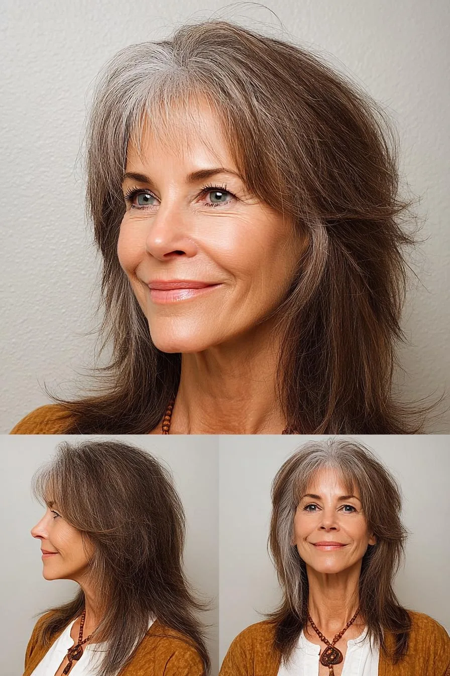 Silver layers youthful glow