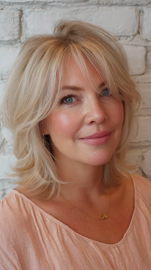 Soft Feathered Cut with Subtle Highlights